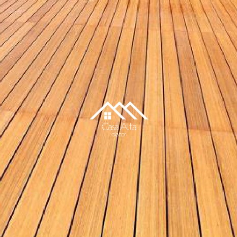 BAMBU - DECK DE BAMBU NATURAL <br> 140cm x 18cm x 1,85cm <br> (valor por m²)